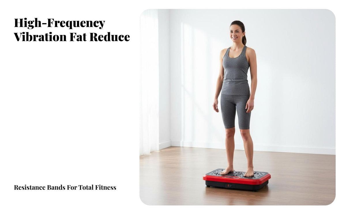 Multi-Speed Adjustment Vibration Plate Exercise Machine Wireless Controller Control Vibration Plate Anti-Slip Design Vibrating Exercise Machine Bluetooth Speaker for People Seeking Adults, Seniors, Home Gym, Indoor, Living Room