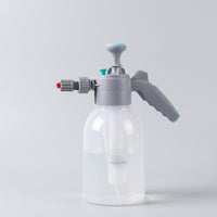Spray Bottle and Garden Sprayer for Car Cleaning, 2L Capacity Pressure Sprayer for Car Wash, Manual Pump with Car Foam Nozzle, Safety Valve