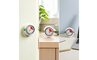 Analog Kitchen Timer with Back Batterybattery-Independent Mechanical Kitchen Timer Compact Manual for Teachers