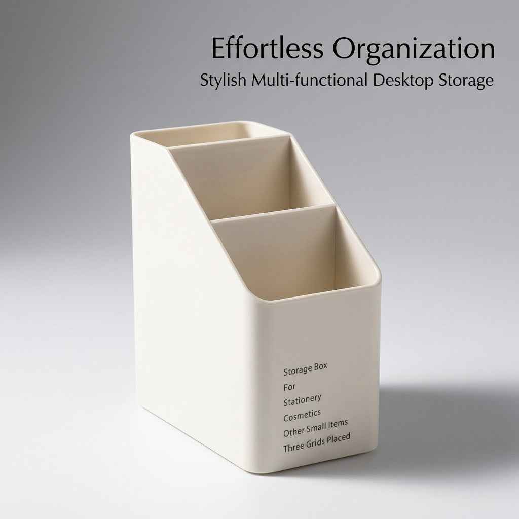 Pen Organiser for Office Desk Organizers and Accessories, Square Pencil Holder for Large Capacity Cup