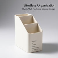 Pen Organiser for Office Desk Organizers and Accessories, Square Pencil Holder for Large Capacity Cup