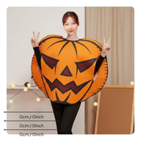 Sponge Pumpkin Suit Cartoon Style Pumpkin Costume Lightweight Jack-O'-Lantern Tunic for Halloween
