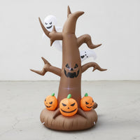 Halloween Inflatable Tree with Pumpkin and Specters Lighted Halloween Inflatable Tree Waterproof Yard Decoration for Lawn