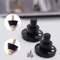 Cylindrical Round Collision Lock Threaded Collision Lock Metal Latch Assembly with Striker for Mechanics, Engineering Vehicles, Loaders, Maintenance