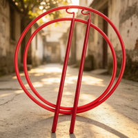 Easy to Install Hoop Toy with Rods Plastic Coordination Training Hoop Cylindrical Fitness Hoop Smooth for Children, Toddlers, Home, Classroom