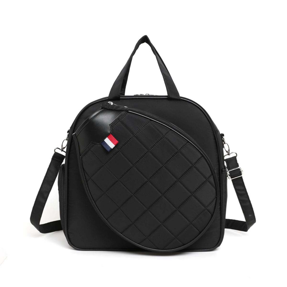 Square Racket Bag Racket Bag with Shoulder Strap Separate for Outdoor Practice
