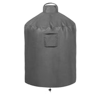 Waterproof Round Grill Cover Windproof Round Smoker Cover Resistant Reinforced Stitching for Outdoor, Backyard
