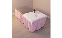 Reusable Massage Table Sheet Face Hole Absorbent Face Hole Massage Table Cover Soft Salon Bed Cover Machine Washable for Beauticians
