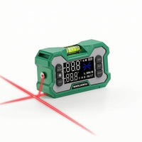 Two-axisAxis Digital Angle Gauge with Laser Digital Angle Detector with Laser Rechargeable Inclinometer with Bubble Level Easy-to-Read for Carpenters, Woodworkers, Diyers, Leveling, Alignment, Woodworking