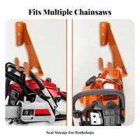 Woodcutting Tool Holder Wall Mount Heavy-Duty Space Saving Garage Organization for Workshop, Shed