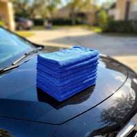 Cobalt Microfibre Cloth and Microfibre Towel, Super Absorbent Cloth for Car Washing and Glass, Quick Dry Towel for Interior Cleaning