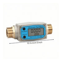 Flow Meter with Digital Display Digital Impeller tester Volumetric Meter Stable for Workshop