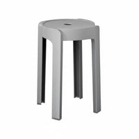 Modern Minimalist Design Stackable Plastic Stool Space-Saving Backless Chair Easy to Clean Seating Furniture No Assembly Required for Families, homeowners, Students, Small Apartments, Dining Room, Kitchen, Office