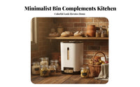 Rice Storage Bin Dampness-Resistant-Resistant Sealed Rice Dispenser Airtight Flour Storage Container for Countertop, Cabinet