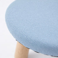 Pouffe Stool Change Shoe Footrest, Wooden Legs Living Room Bedroom, Living Room Bedroom Washable Cover, Footstool Solid Wood