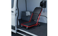 Folding Creep Seat Heavy Duty 2-in-1 Technician Creep Swivel Casters Garage Equipment for Workshop
