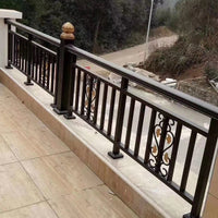 Aluminum Alloy Balcony Railing for Villas and Terraces, Courtyard Aluminum Art Fence
