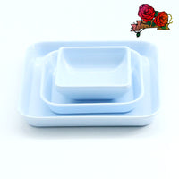 White Jewelry Display Tray for Rings, Necklaces, and Earrings