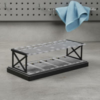 1:64 Parking Lot Display Sturdy Double Layer Car Display Rack Dust-Resistant Miniature Car Garage Shelf for Desk