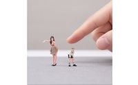Hand-Painted Resin Figure Collectible 1:64 Scale Figure Tiny 1/64 Scale Figures for Diorama Builders