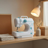 Portable Sewing Machine Compact unrestrictedArm Sewing Machine Home Appliance Spool Holder Easy to Use