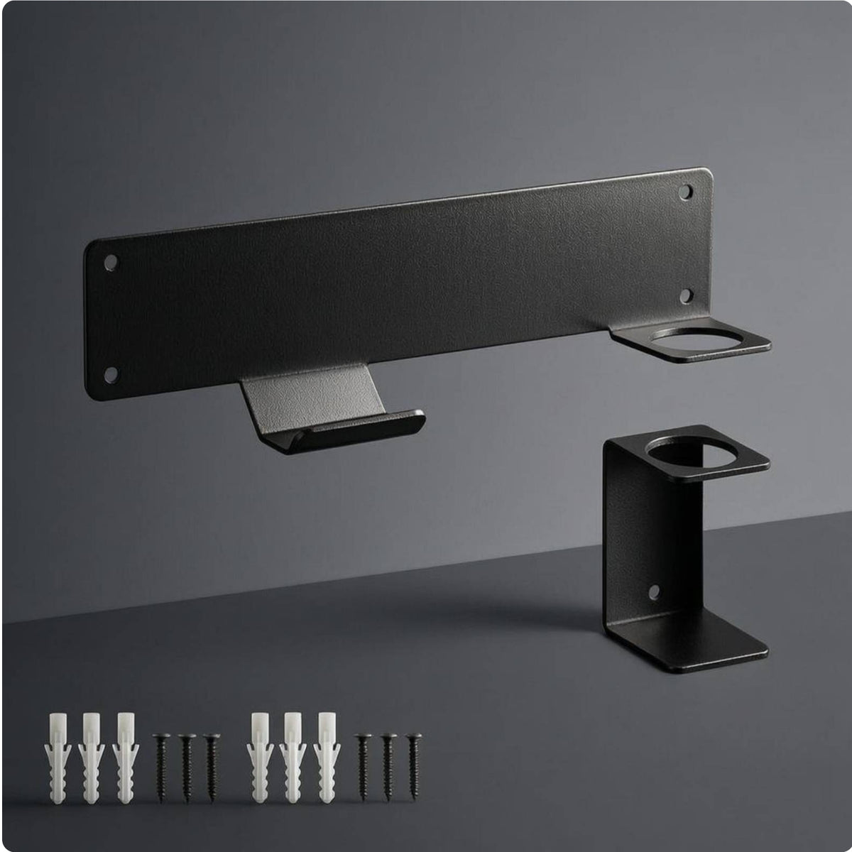 Hydraulic Jack Holder Black Floor Jack Holder Mounting Hardware Garage Storage for Workshop
