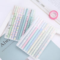 Creative 10-Color Gel Pen Set for Students, 0.5mm Fine Point