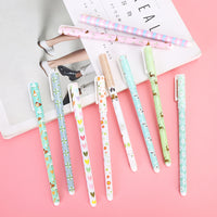 Creative 10-Color Gel Pen Set for Students, 0.5mm Fine Point