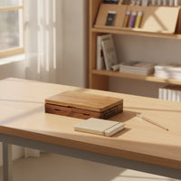 Paint Box with Mixing Small Tray Wooden Paint Box Mini Wooden Palette with Mixing Tray for Artists