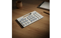 Portable Mahjong Practice Board Handled Design Mahjong Charleston Practice Board for Beginners
