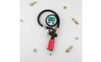 Tire Pressure Inflator Gauge Ergonomic Grip Analog Tire Pressure Gauge Simple Automotive Tool for Mechanics, Auto Shop