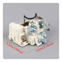 Plastic Housing Refrigerator Compressor Starter Metal Terminals PTC Compressor Starter Spade Terminals Refrigerator PTC Relay Mounting Base