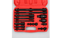 18 Pieces Drive Tool Accessory Set with Storage Case Resistant
