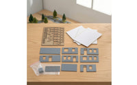 1:87 Railway Crossing House Kit Laser-Cut Railway Crossing House Flat-Pack HO Scale Building Kit DIY for Hobbyists