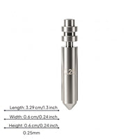 Direct-Fit Hotend Nozzle Easy to Install Quick-Release Nozzle Replacement