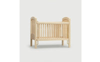 1/12 Dollhouse Crib Unfinished Doll Crib Paintable Dollhouse Cot for Crafters