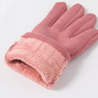 Women's Winter Warm Cotton Touchscreen Gloves for Cycling and Outdoor Activities