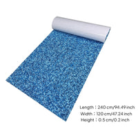 Marine Deck Mat with Textured EVA Foam Sheet Trimmable for Kayakers