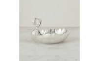 Metal Swan Tray Decorative Swan Serving Dish Sculptural Tabletop for Hosts, Home Decor, Coffee Table, Dining Room