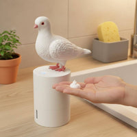 Hands-freeFree Pigeon Foam Dispenser Easy to Use Pigeon Soap Dispenser Sturdy ABS Plastic Household Item for Washroom