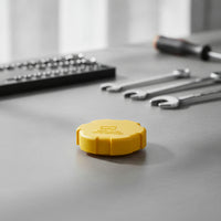 Ribbed Coolant Expansion Tank Cap Direct Replacement Cooling System Expansion Tank Cap Heavy Duty Sturdy for Mechanics