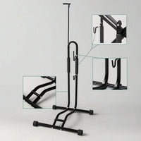 Detachable Upright Cycle Floor Stand Space-Saving Vertical Bike Stand Compact Standing Bike Rack Stable for Cyclists