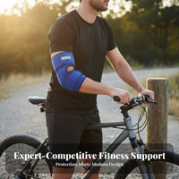 Coil Support Elbow Strap Breathable Material Elbow Stabilizer Brace Compression Limb Band Universal Fit for Cycling, Exercise