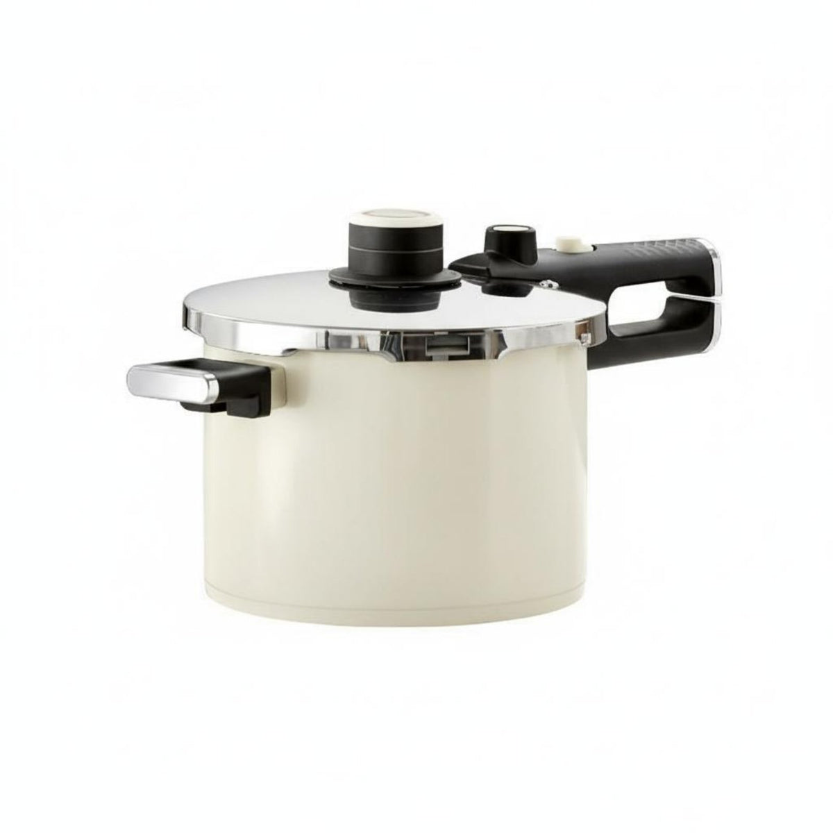 Safety-Lock-Proof Pressure Cooker Gas and Induction Compatible Stainless Steel Pressure Cooker Large Capacity Olla De Presion Time-Saving for Families, Meal Prep