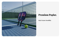 Pickleball Paddle Long-Lasting Wooden Pickleball Paddle Comfortable Grip Non-Slip Handle for Students, Training
