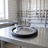 Replacement Milking Pail Lid with Gasket Round Milking Pail Lid Universal Cover Long Lasting for Dairy Farmers