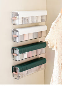 内衣内裤收纳盒家用衣柜侧面抽屉式壁挂分隔装放袜子文胸收纳神器