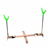 Foldable Ice Fishing Rod Rack, Metal Stand, Garage Organizer