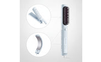 Multifunctional 3-in-1 Hair Styler Adjustable Heat Settings Hair Styling Tool with Interchangeable Heads Swivel Cord Appliance Negative Ion for Women, Travelers, Home