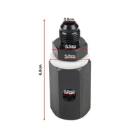 Sealing Gasket Fuel Tank Vent Valve Hex-Shaped Vent Check Valve Fitting Black Auto Part Machined